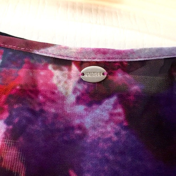Guess Floral Sheer Blouse - Picture 2 of 3